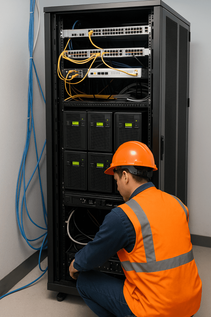 Montaje e instalación de UPS, estabilizadores y transformadores